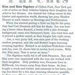 Today's Equestrian September 2007 Article